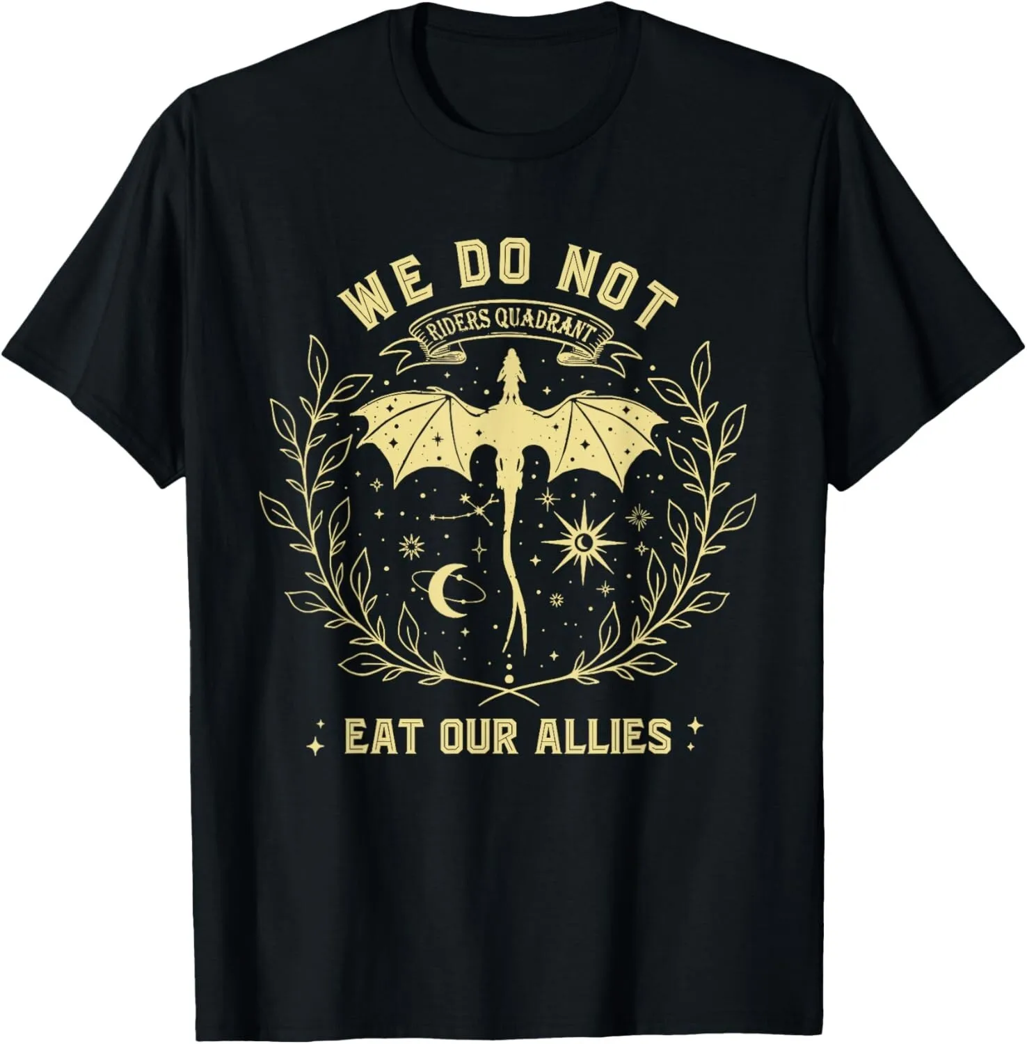 Новая тенденция We Do Not Eat Our Allies Dragon Rider 4th Wing Book Книжная футболка
