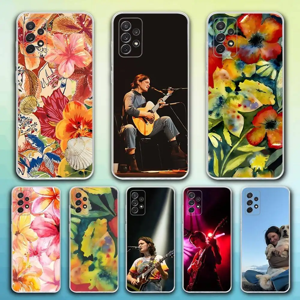 

Music half return Phone Case For Samsung S30,23,21,22,20, FE lite,S10,9,8,7 PIus Note20ultra Soft Transparent