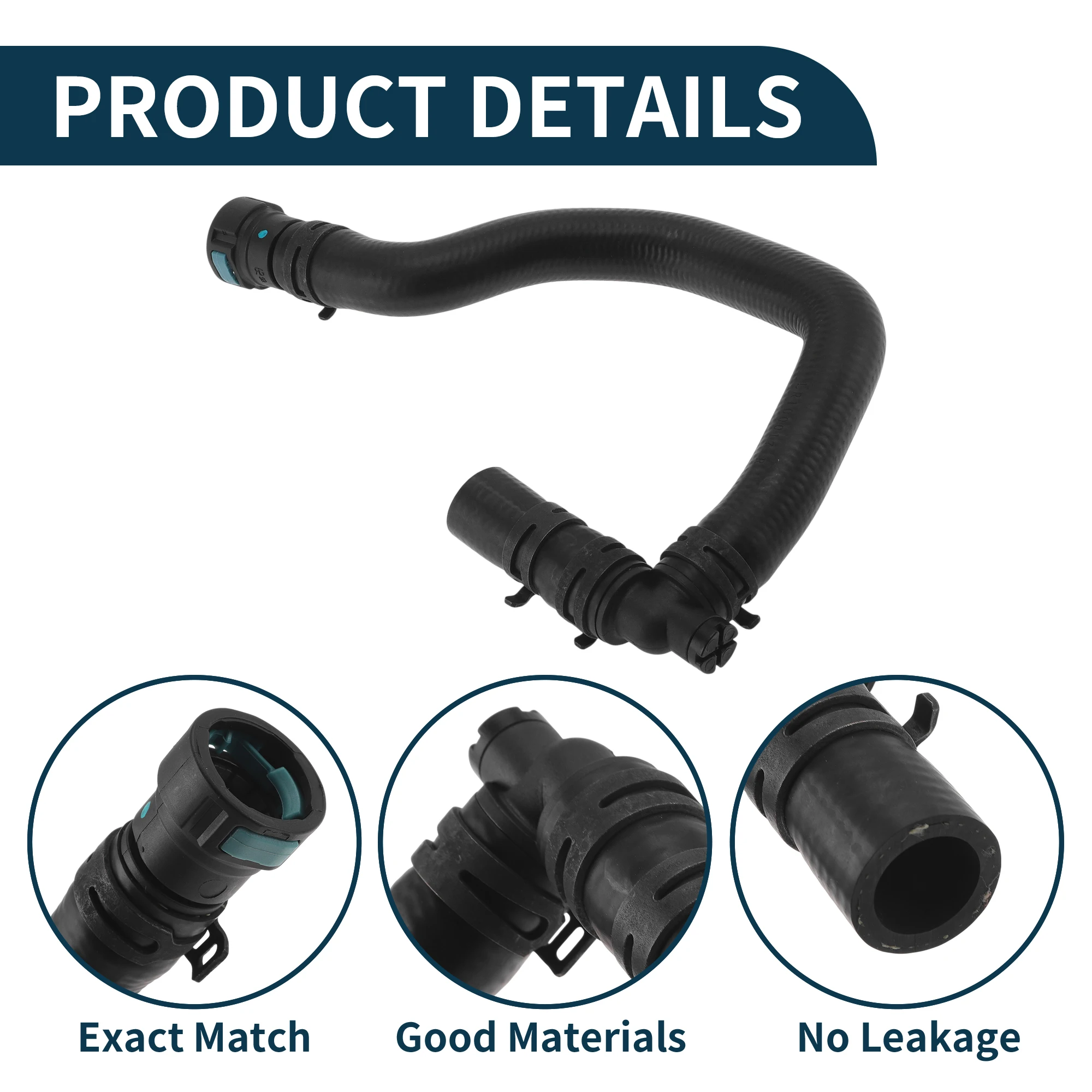 

UXCELL Radiator Hose Heater Hose Radiator Outlet Hose Pipe No.LR100017 for Land Rover for Range Rover 2019-2021 Rubber