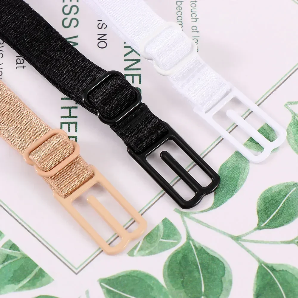 3pcs Women Anti Slip Bra Strap Double-shoulder Back Hasp Holders Buckle Belt All Match Invisible Elastic Straps Bra Extender