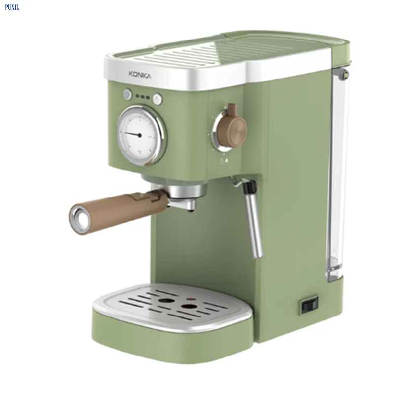 

Electric Italian Espresso Coffee Machine Maker Capsule with Foaming Milk Frother Coffee Powder Dual Purpose