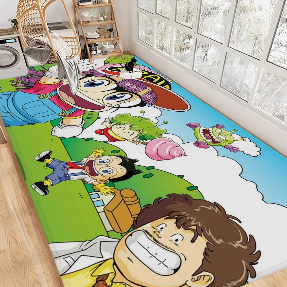 Alfombra de suelo Dr Slump estilo INS, suelo suave para dormitorio, casa, lavandería, alfombras antideslizantes para el hogar