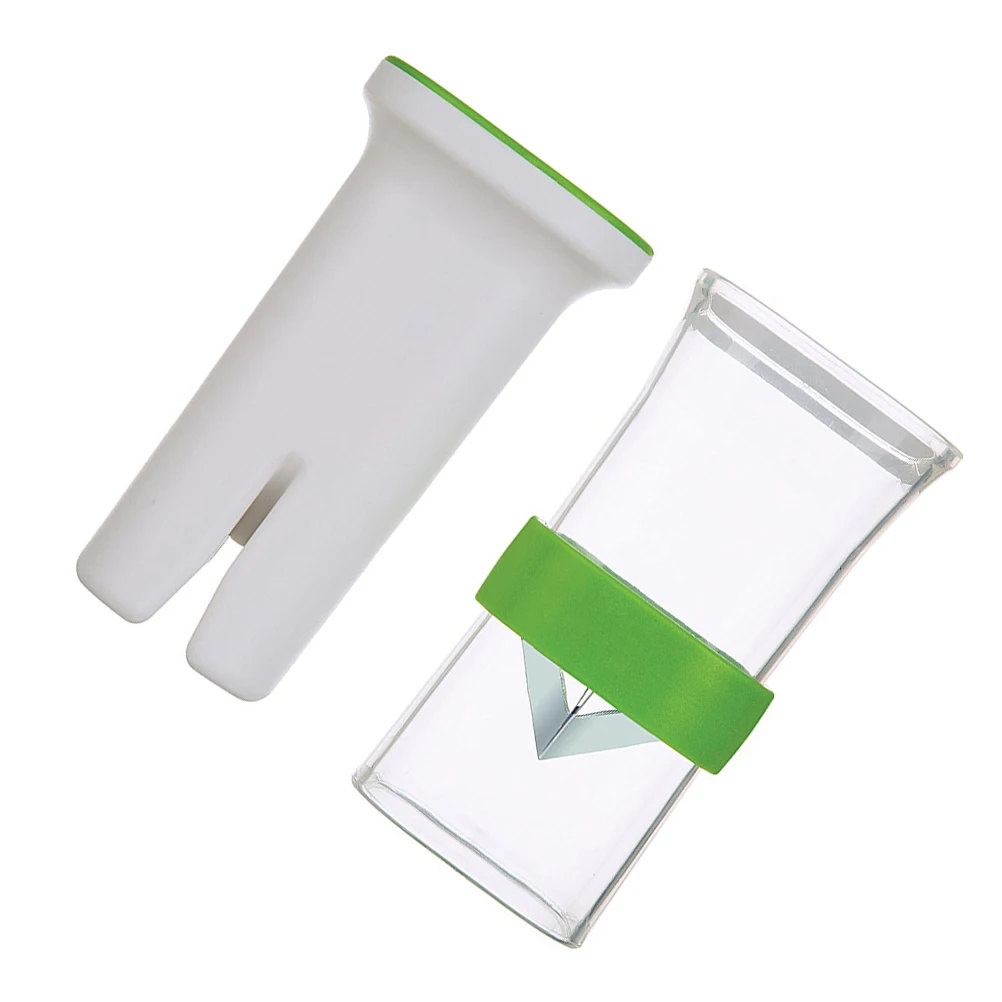 

Practical Stainless Steel Fruits Vegetables Cutter Compact Design Kitchen Tool For Cucumber Strawberry Slicer Divider