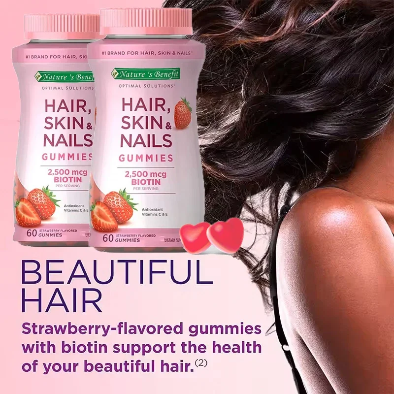 1 bottle of collagen gummies improves skin relaxation, pores, and delicate skin health