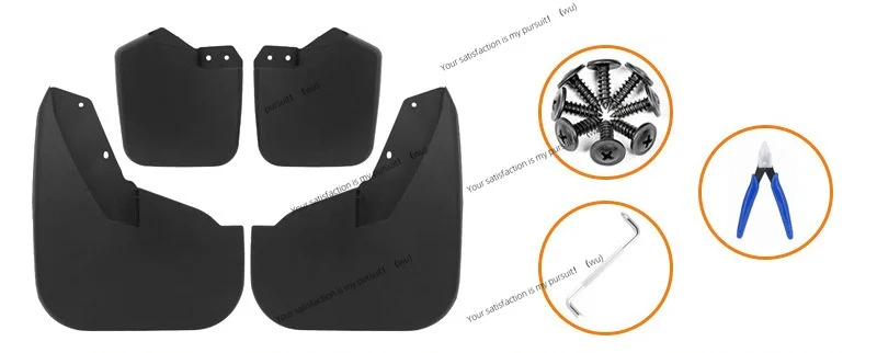Suitable for 12-24 Ford Tourneo Custom Transit Fenders Fender Splash Proof