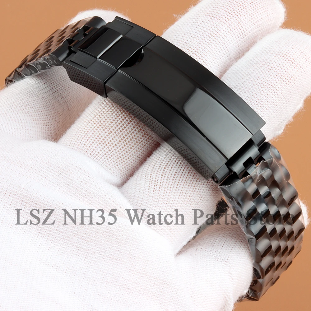 Gold/Black Waterproof 36mm/39mm NH35 Watch Case Watch Accessory Fit NH35 NH36 Movement Jubilee/Oyster Watchband Datejust Case