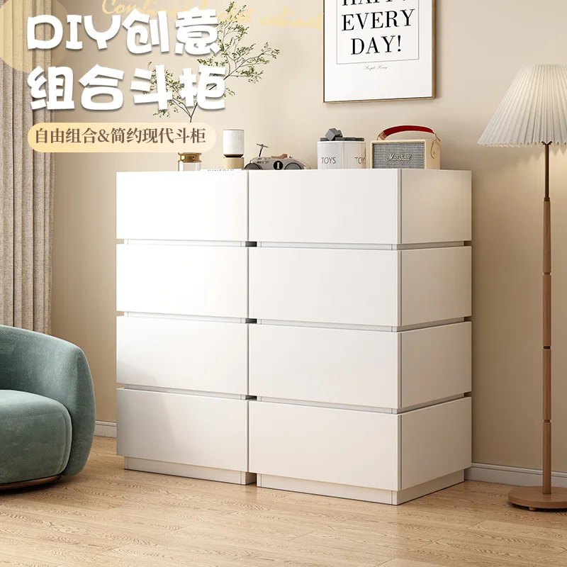 

Bucket cabinet Household bedroom Storage cabinet Living room against the wall Bucket Standing Drawer cabinet Loc
