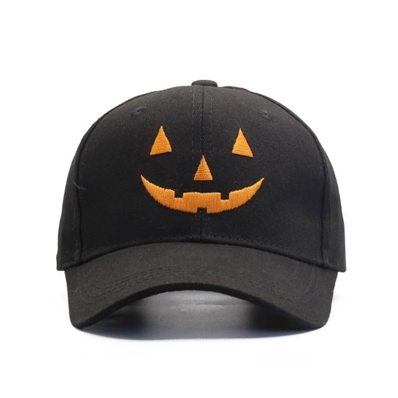 

Q39C Pumpkin Baseball Hat for Kids Adult Festival Props Hat Halloween Street Wear Hat