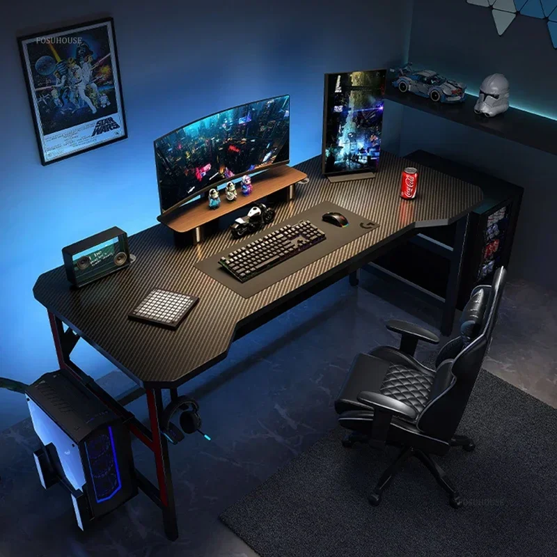 Luxury Desktop Computer Desks Simple Rental House Office Desk Furniture Home E-sports Gaming Desk Bedroom Student Study Table