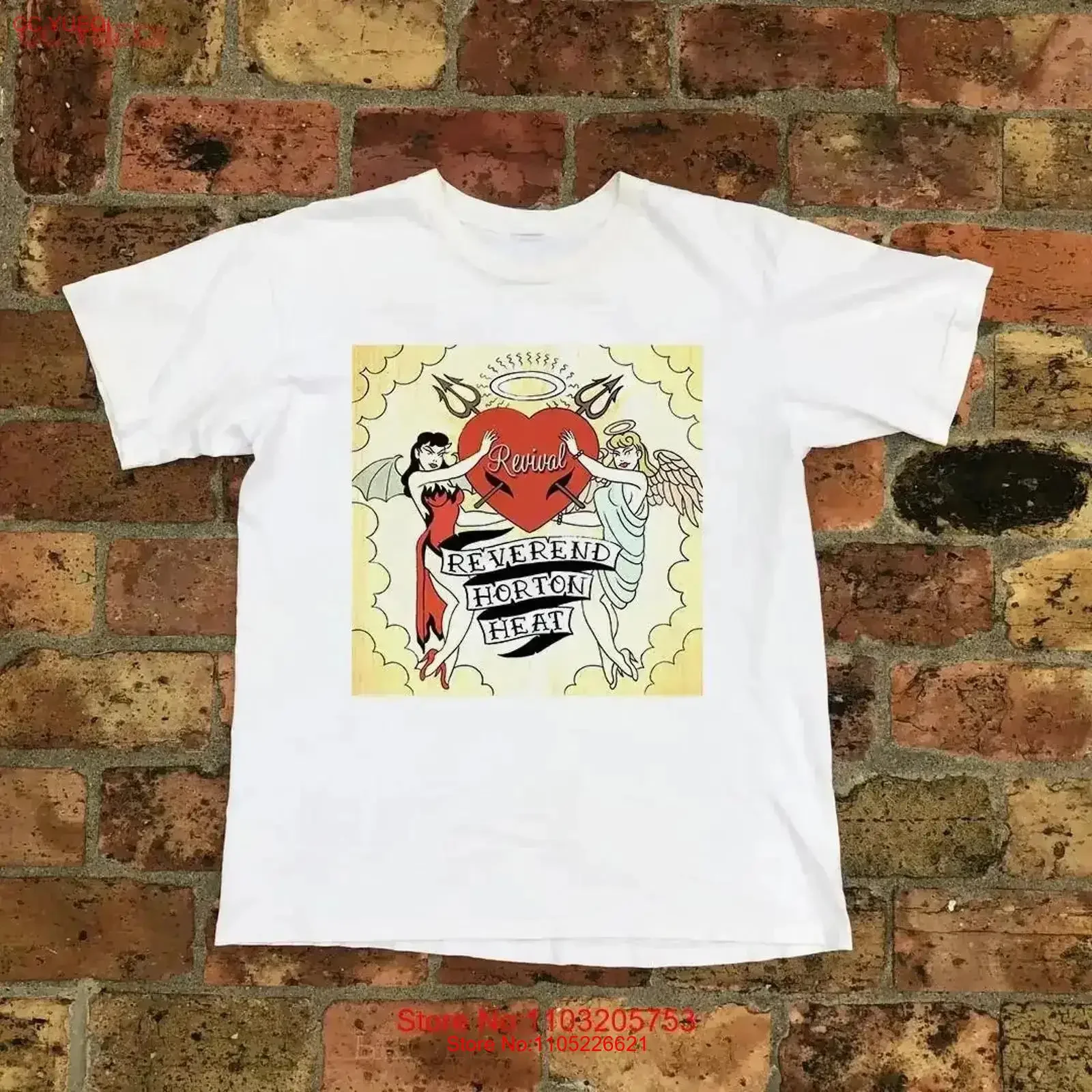 Reverend Horton Heat band Revival ALbum T Shirt Full Size S 5XL SS639 vintage Washed fashion Top For Everyday Wear Casual Soft
