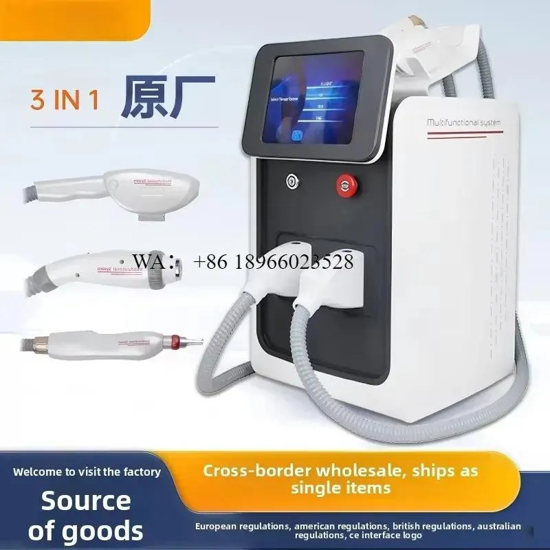 WMWMNU 3 in 1 Desktop Tightening Rejuvenation Device for Home Use Painless Epilator Beauty Instrument