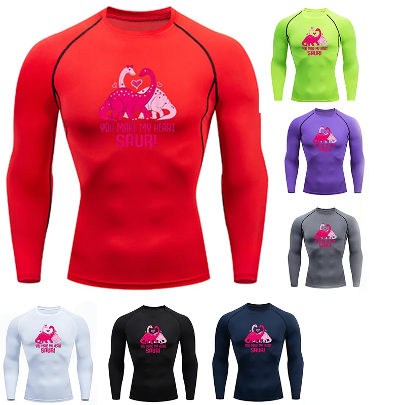 

Clothing Fitness Compression Running T-Shirt,Casual Print Men's Top Breathable Quick Drying Gym Sportswear Comfortable Versatile