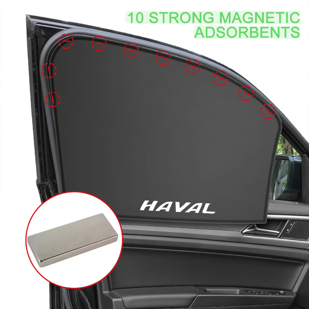 Magnetic Car Window Curtain Sunshade UV Protector Covers For Haval M6 F7 Jolion H6 Dargo H2 FX7 H9 H3 H5 H1 H7 Auto Accessories