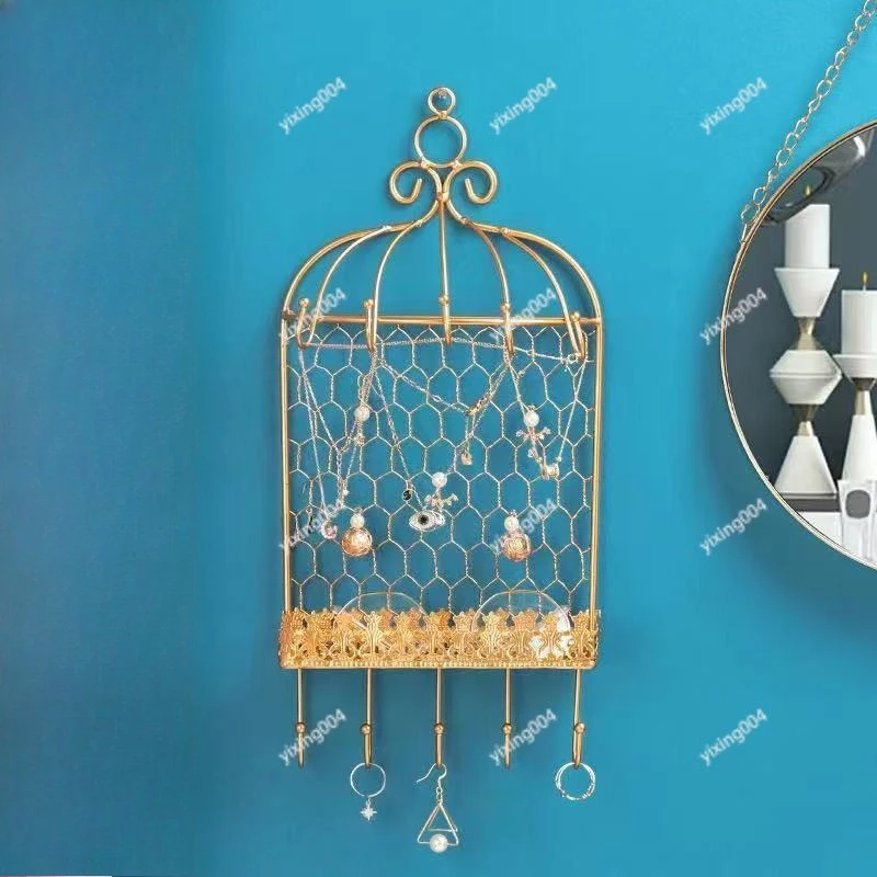 

Creative Wall Hanging Jewelry Rack Minimalist Organizer for Necklaces Earrings Dressing Table Decor Storage