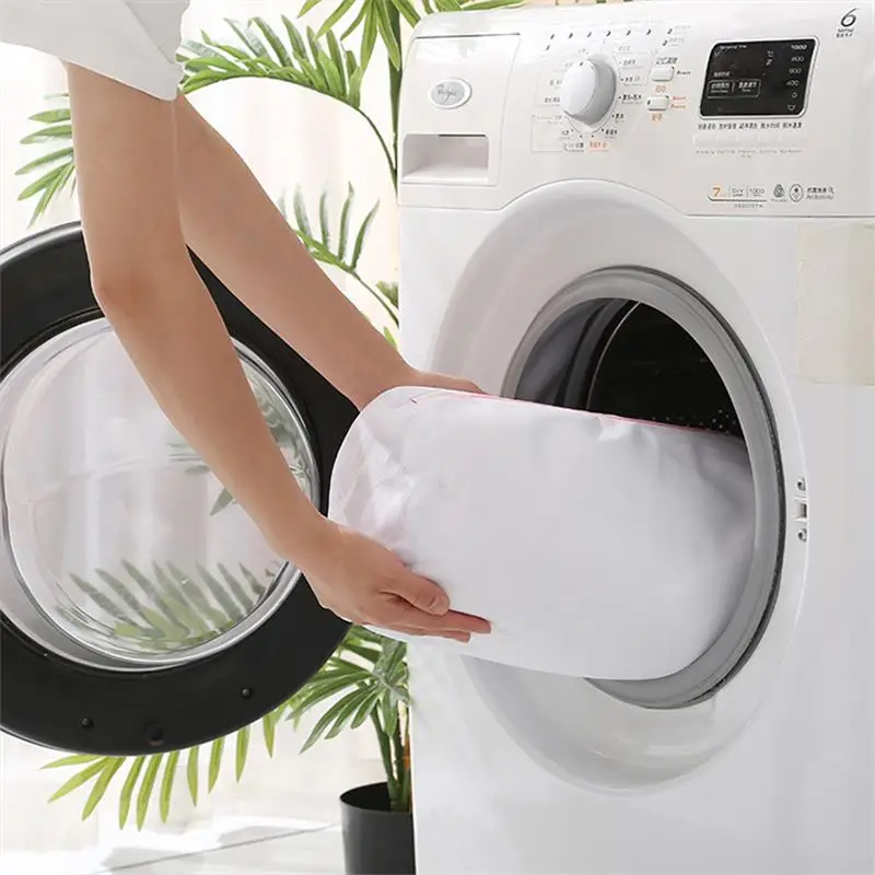 2Pcs/7Pcs 6Size Transparent Zippered Laundry Fine Mesh Pocket Reusable Sturdy for Washing Machine Laundry Protection