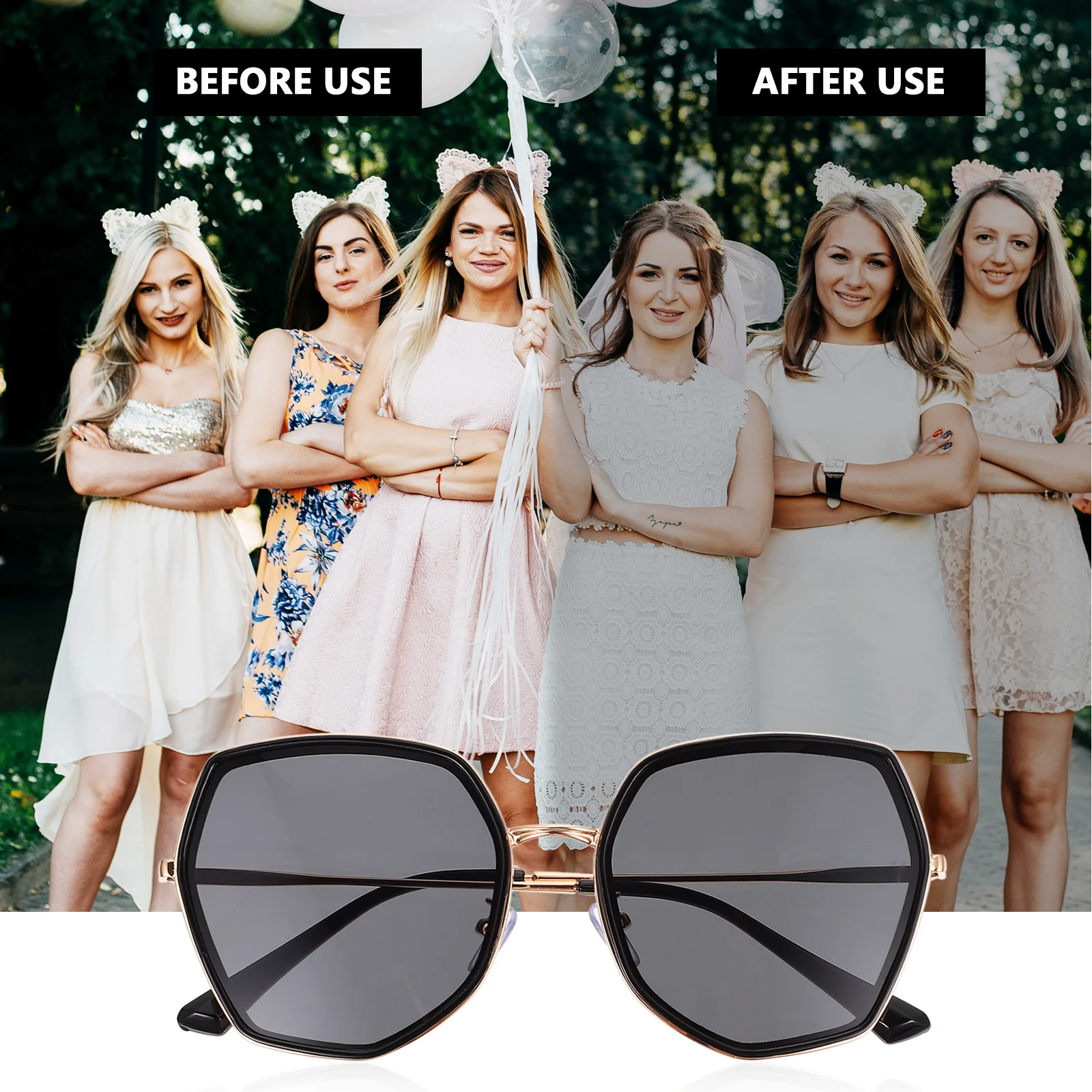 

Uv-Proof Lightweight Unisex For Outdoor Fashionable Uv Protection Stylish Sunglasses For Travel Driving Photography Practical