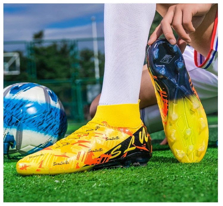 Professionelle Fußballschuhe Herren Fußballschuhe Society Fußballschuhe FG Ultraleichte Trainings-Fußballschuhe Outdoor-Sportschuhe – Detail 27