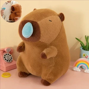 Bonito Capivara Plush toy with strain snot k simulation Animal Plush Toy Doll Gift of Children Turtle Capivara Fruit Dol 12 Main Sales Turtle Plush - №1
