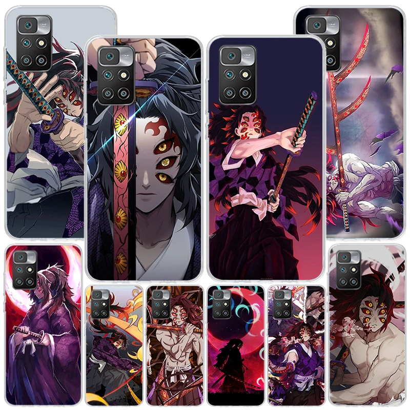 Demon Slayer Kokushibo Phnoe Case for Xiaomi Redmi 12 12C 10 10A 10C 10X 9 9A 9C 9T 8 8A 7 7A 6 6A S2 K20 Pro K40 Unique Cover C