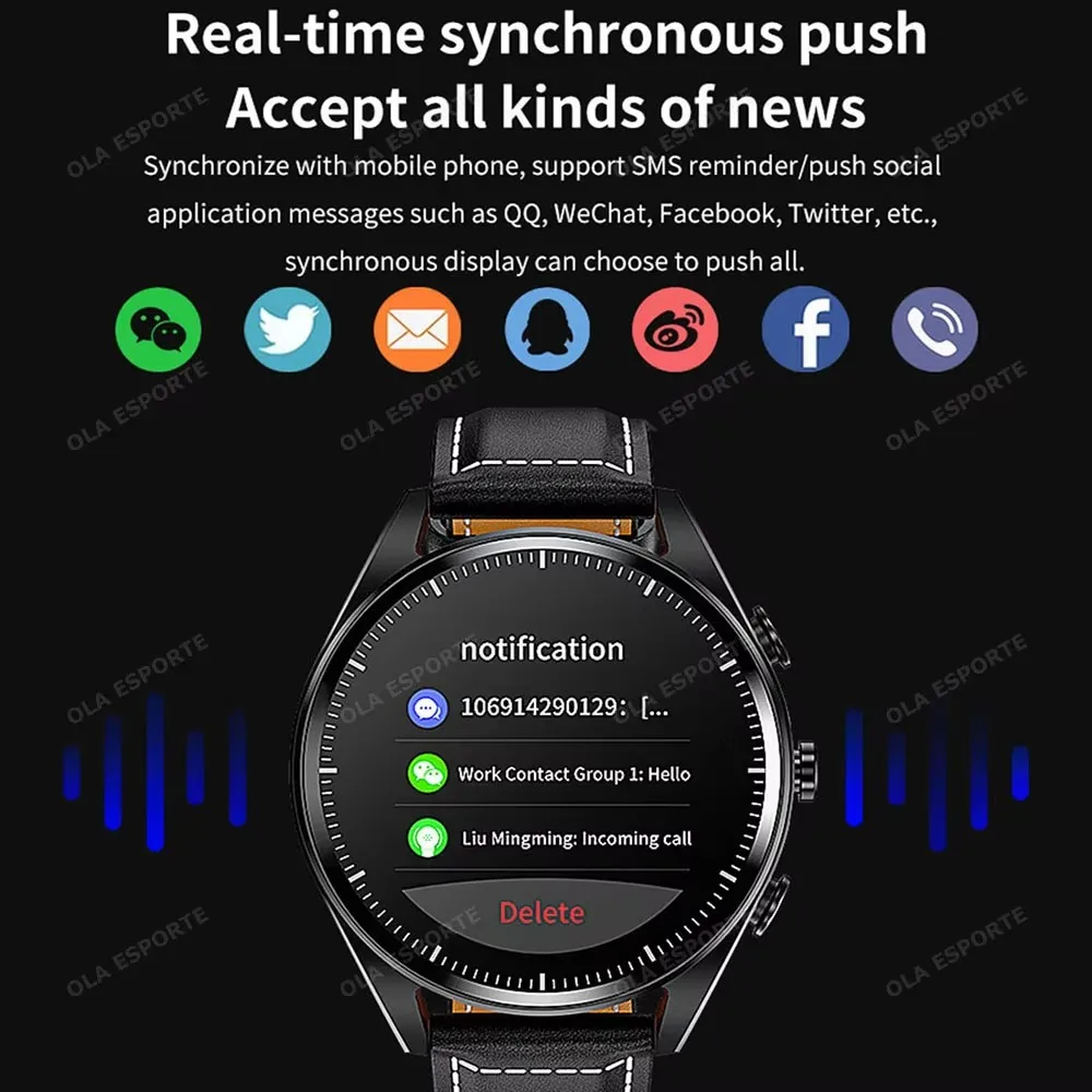 Ola Esporte F26 TWS Smart Watch Earphone 3 in 1 Phone Call Smart Watch for Men Women NFC Wireless Earbuds MP3 Watch Custom Face