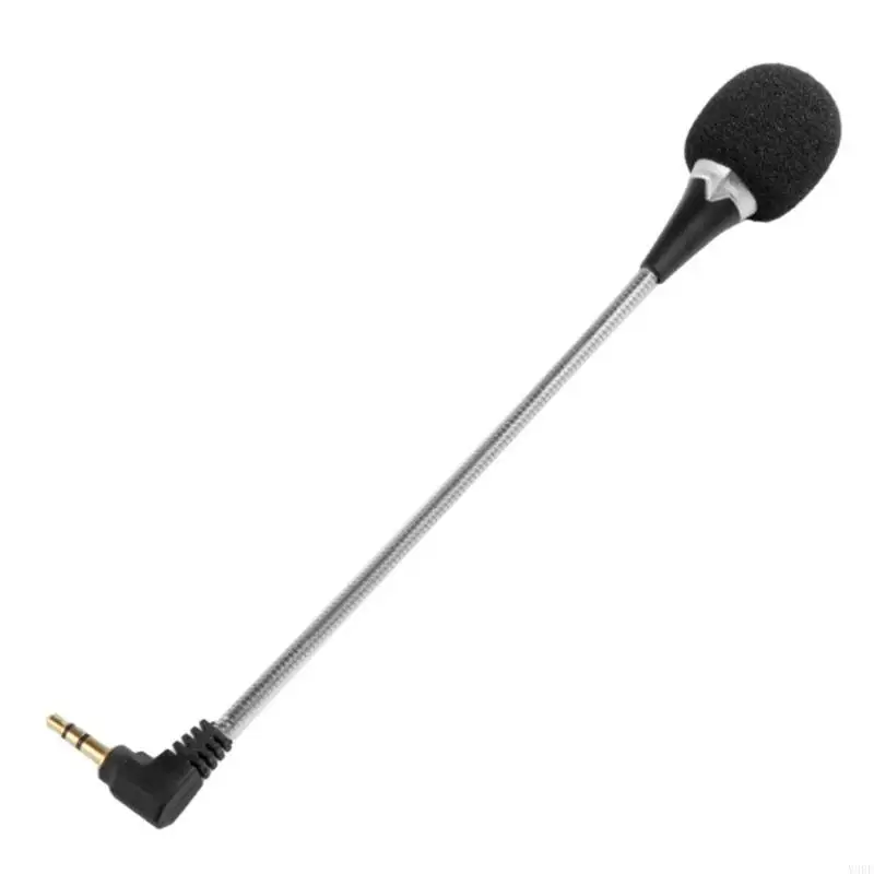 2025 New Phone Microphone for Headphone 3.5mm Detachable for Gaming Streaming Voice Over Home Recording