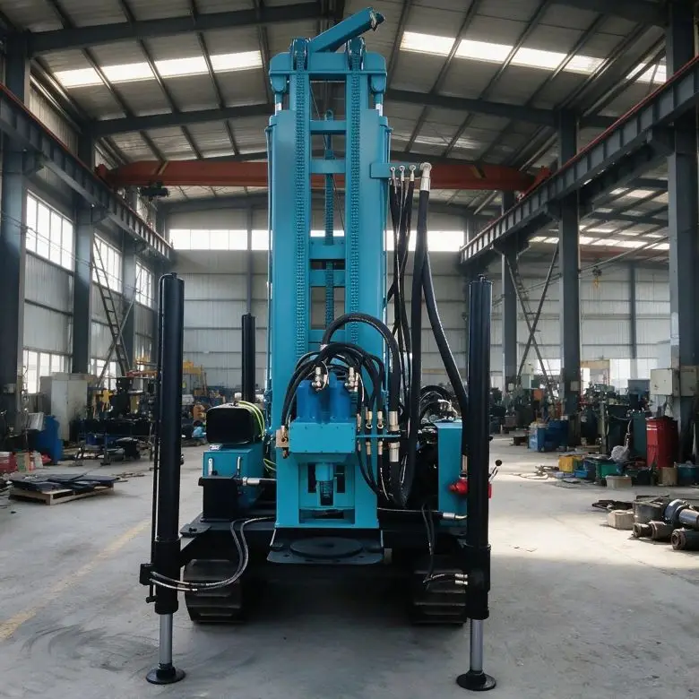 Customized Portable Rotary Hydraulic Crawler 300M Superior Precise Drilling Water Well Drilling Rig Machine