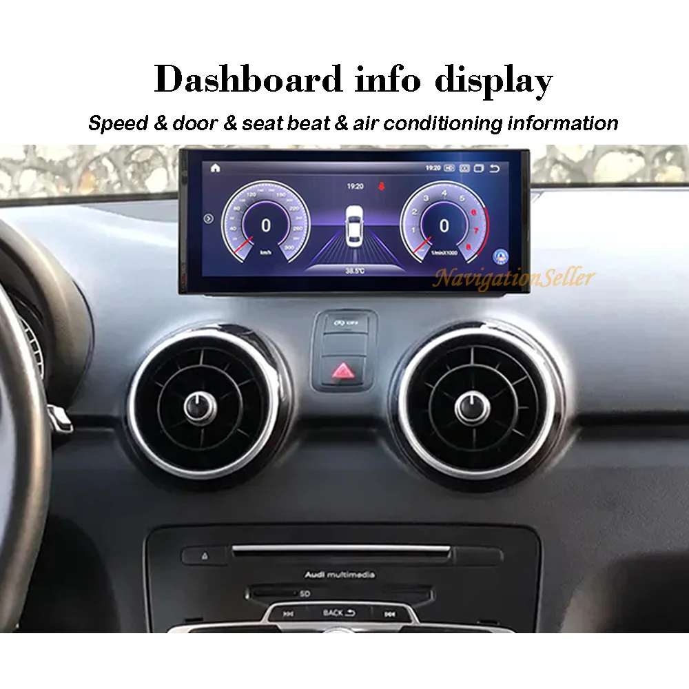 VIGOHI Car Stereo Radio For Audi A1 S1 8X MMI 3G / RMC 10