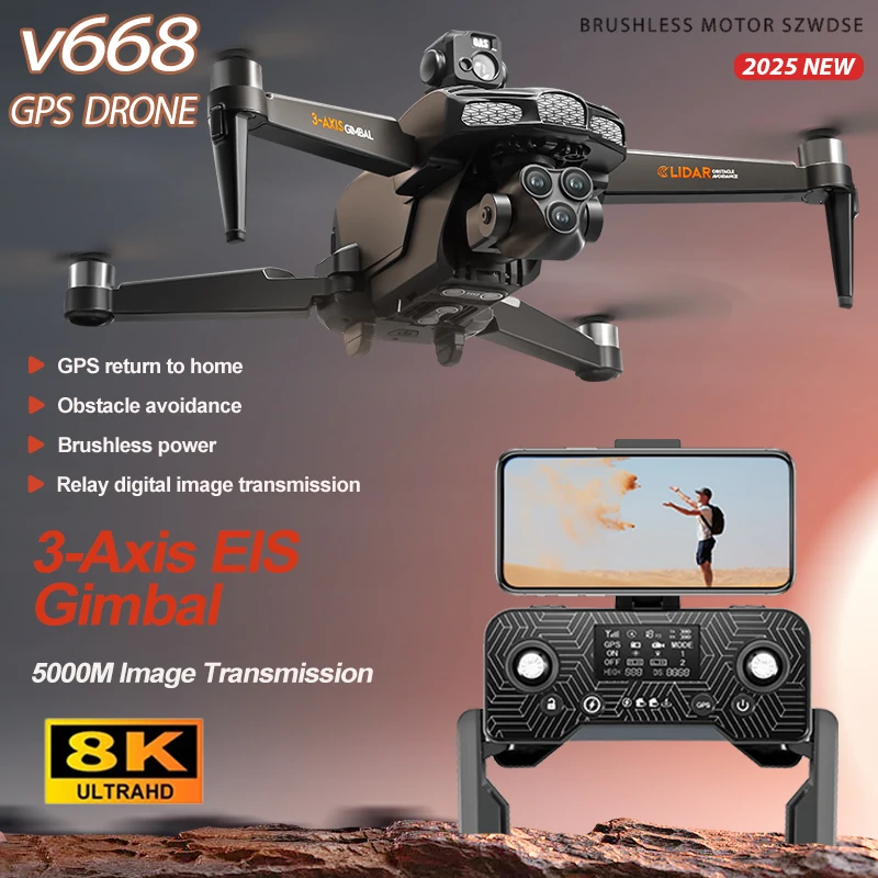 V668 Gps Drone 5KM … - image