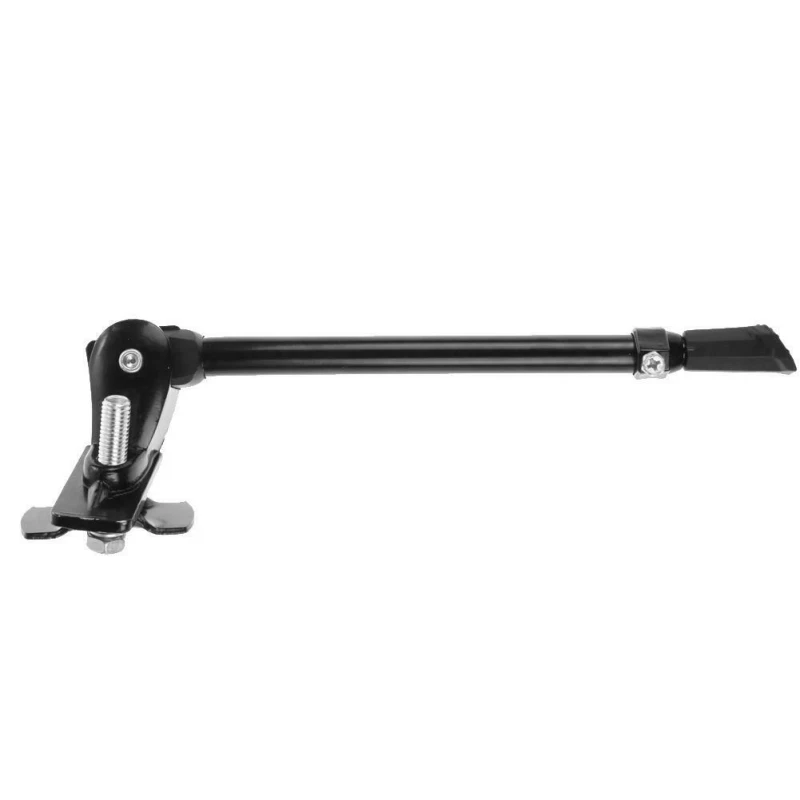 Bike Kick Stand ciclo regolabile piede in lega Heavy Duty Prop bicicletta montagne sport nero argento