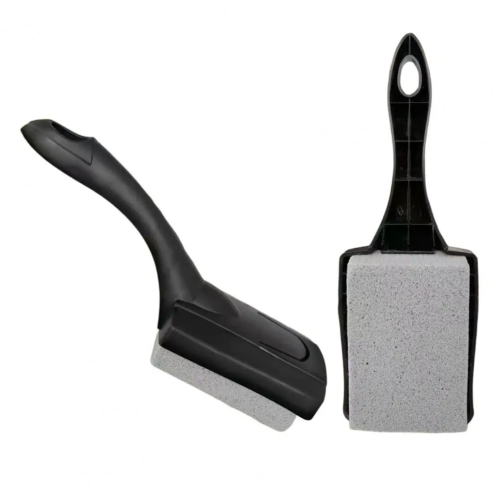 منظف شواية لبلاط الشواية من السيراميك، منظف حجر الشواية عالي التحمل مع مكشطة بمقبض لإزالة الصدأ الشحوم العنيدة #3