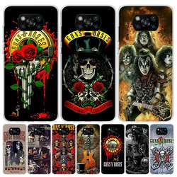 Guns N Roses Good Time Case Phone Cover for Xiaomi Poco X3 Nfc X5 X6 X7 X4 Gt F6 F5 Pro F4 F3 M5S M5 M4 M3 5G Trend Fundas Poco