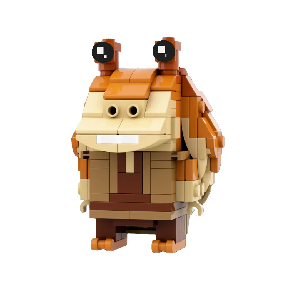 MOC-86000 Space War Action Figures Brickheadz Building Blocks Set Jar Jar Binks Monster Model DIY Kids Puzzle Toys Birthday Gift