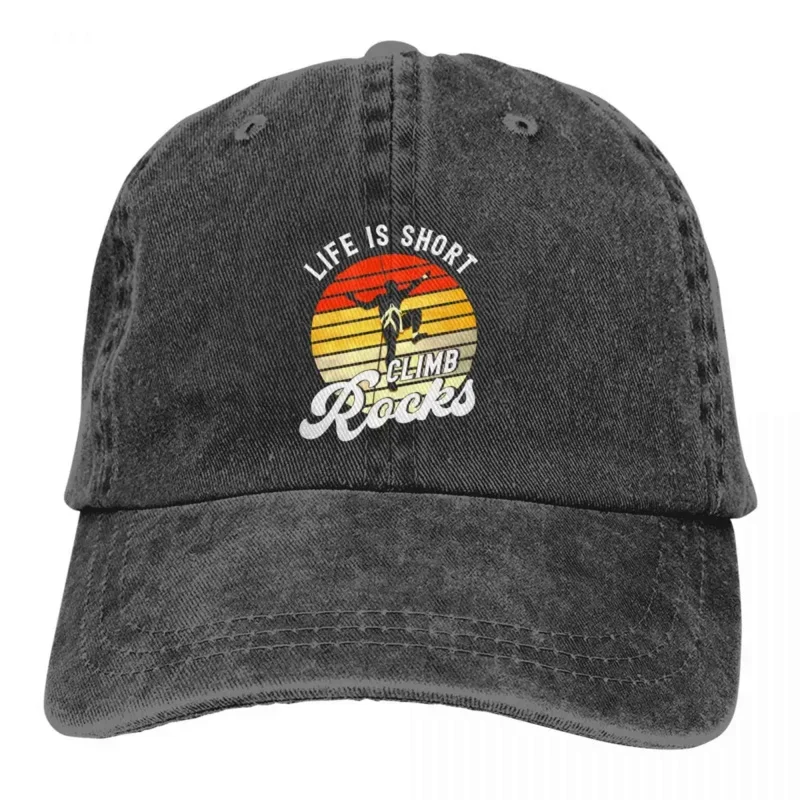 Summer Cap Sun Visor Rock Climbing Climber Hip Hop Caps Climbing Outdoor Sports Cowboy Hat Peaked Hats