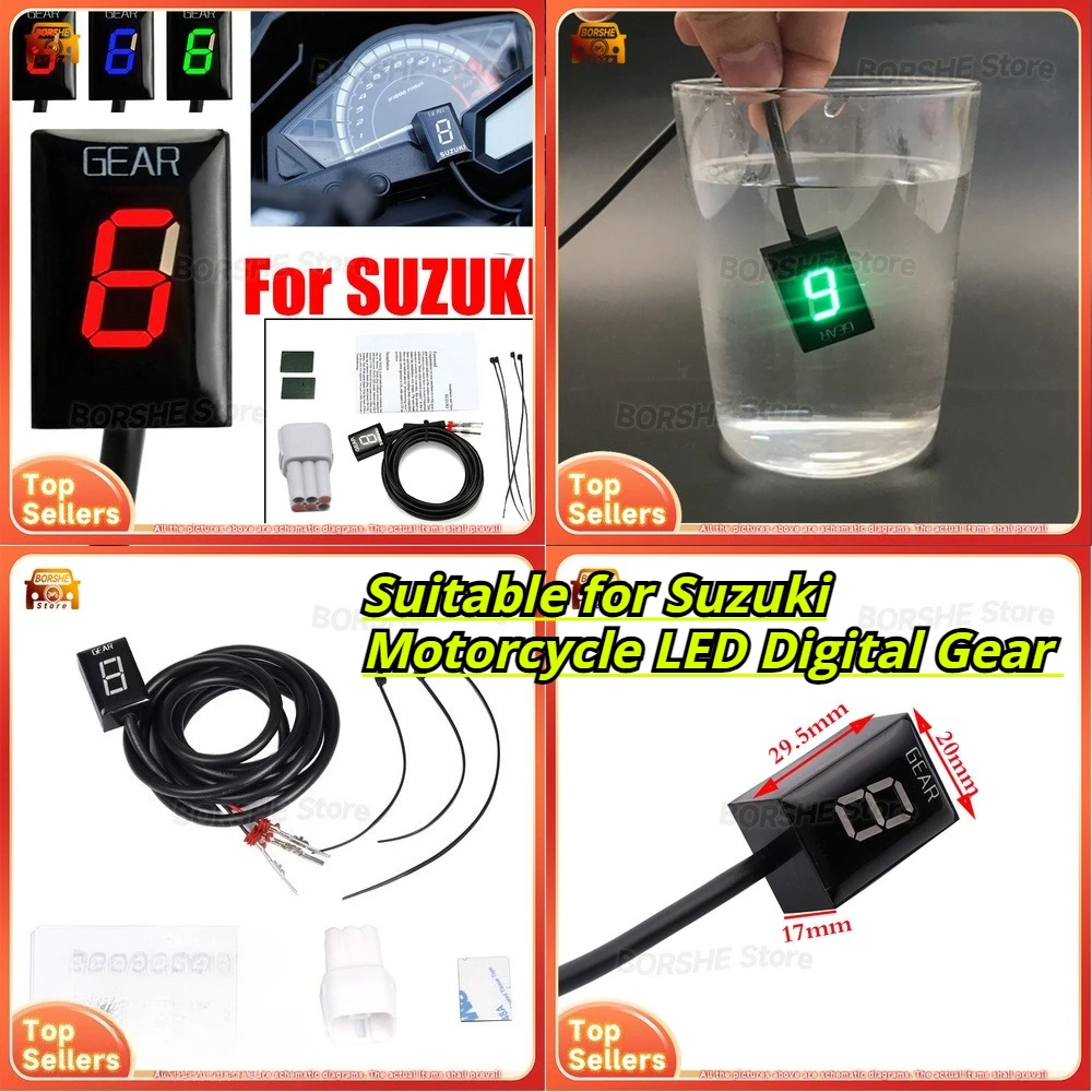 

Suitable for Suzuki Motorcycle LED Digital Gear Position Indicator Display Speedometer Dashboard Instrument Panel for Cars