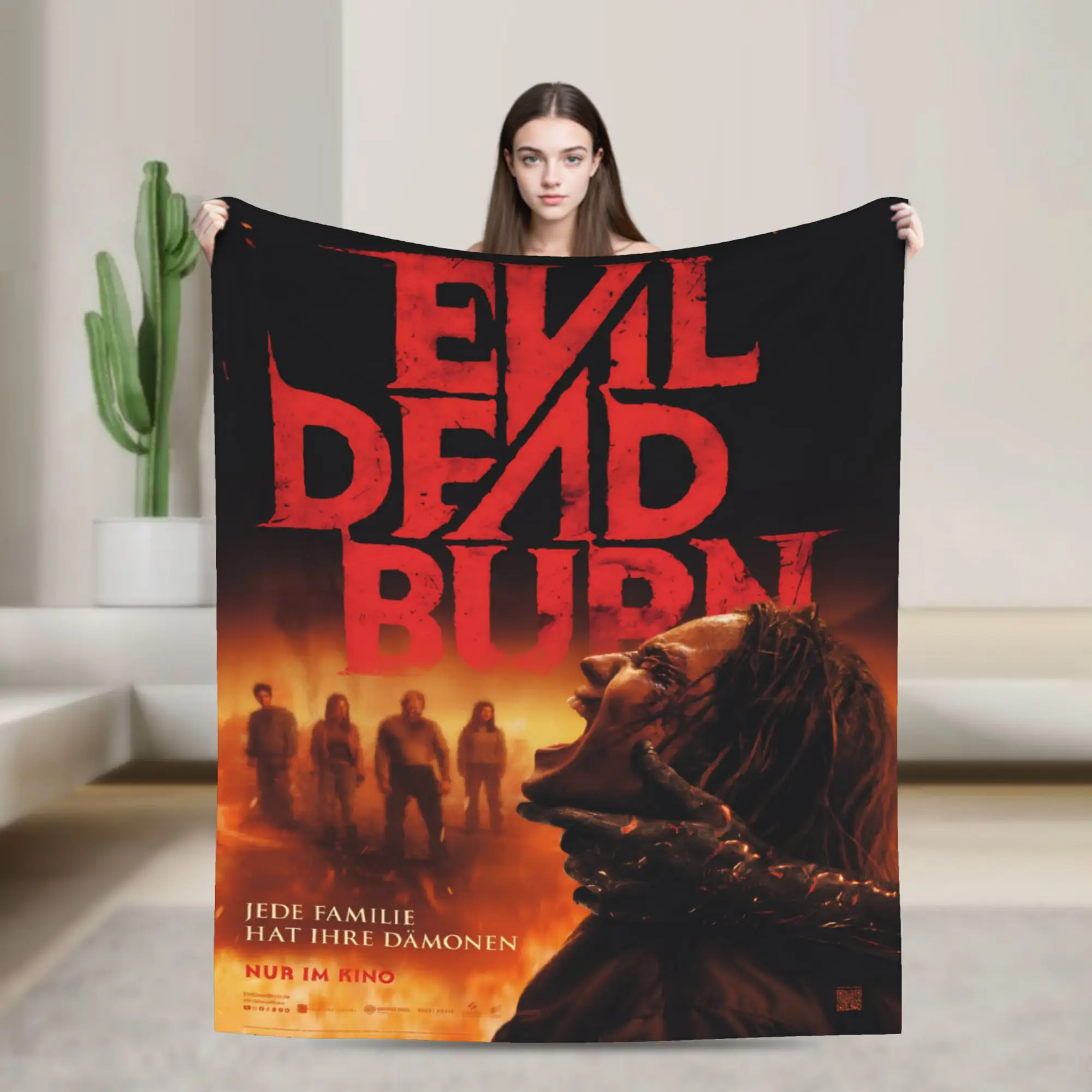 Evil Dead Burn Blanket Multi-size Super Soft and Warm  Throw Blankets for Sofa Couch and Bed