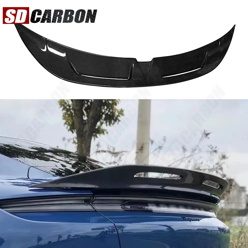 

Спойлер из карбона для Porsche Taycan 2019+ (задний, на крышку багажника), направляющий, ветровой, автомобильные аксессуары, обвес