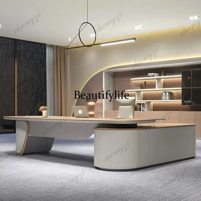 X188 Office Desks And Workstations Room Desks Computer Desk L Shaped Desk Light Luxury High End Feel Modern Simplicity Room