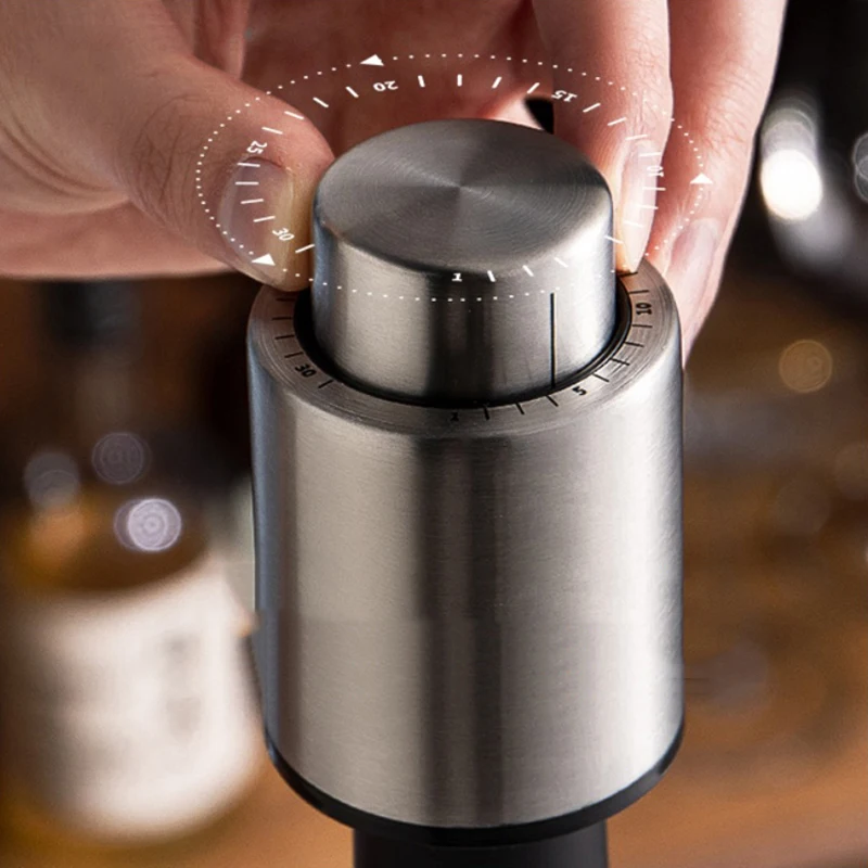 

Wine Bottle Accessories: Leak-Proof Vacuum Stoppers, Press Style Corks, Reusable