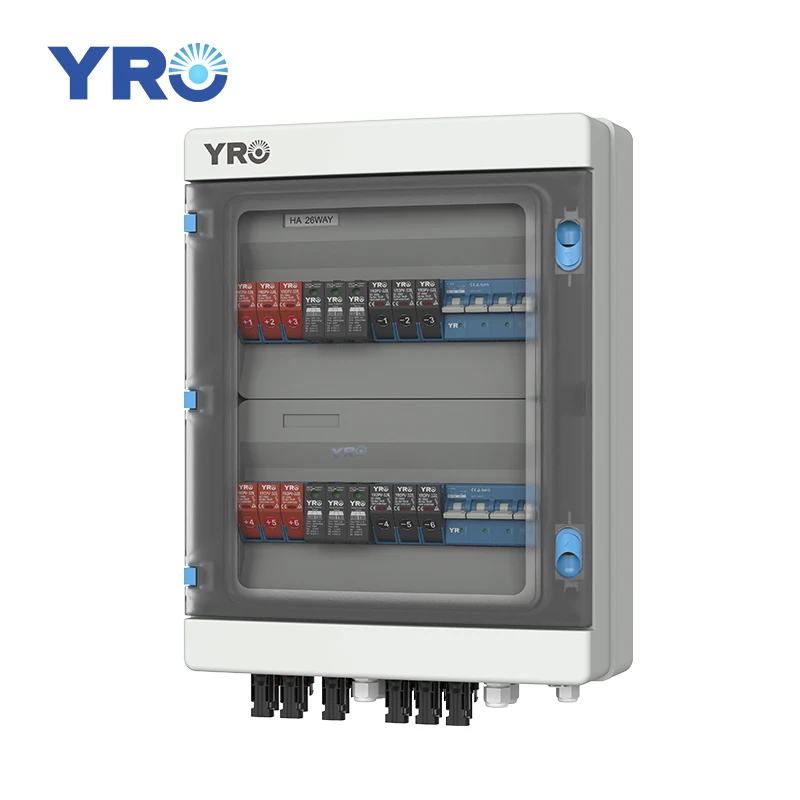 YRO Fabbrica di sistemi solari HA 6/2 1000V 26 vie Interruttore automatico OEM Impermeabile IP66 di alta qualità per esterni