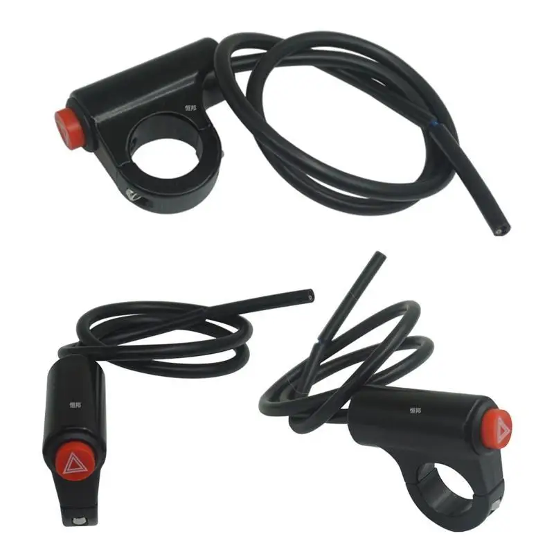 

31BC 7/8'' Motorcycle Handlebar Switches for Warning Emergency Lamp Flasher