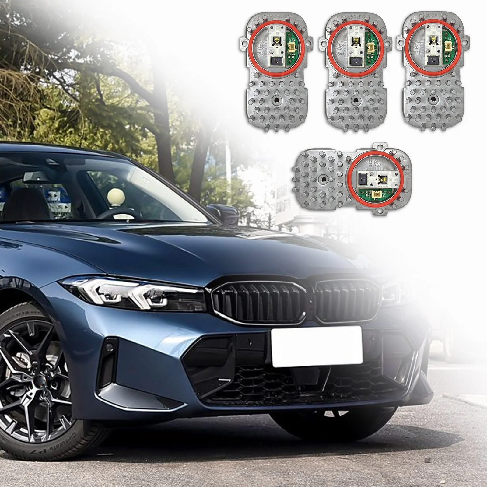 

Ксеноновые фары, желтые светодиодные модули дневного света 63117263051, желтые модули DRL для BMW X3 2011-2016 X5 2011-2018 X6 2015-2019