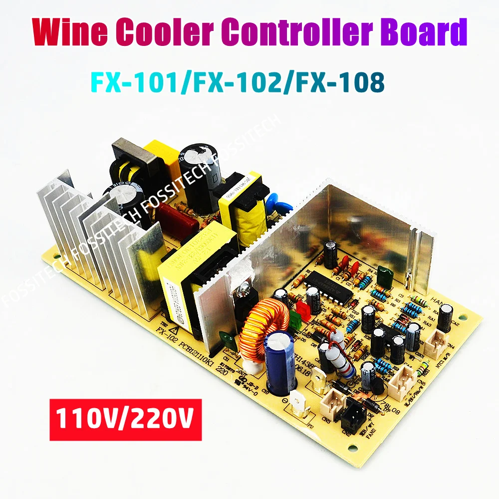 

FX-101 FX-102 FX-108 Wine Cooler Control Board Cabinet Controller Power Circuit Board for Thermoelectric Peltier Cooling