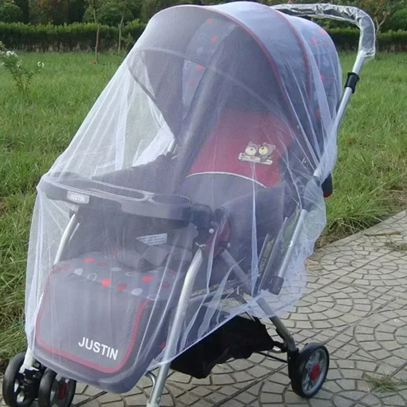 Large Baby Stroller Mosquito Net Baby Stroller Encrypted Full Cover Mosquito Net Children's Car Universal Dust Anti-mosquito