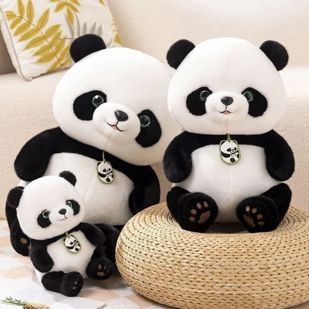 24CM Internet Celebrity China Panda Pluszowa zabawka National Treasure Bei Bei Sooth Sleeping Doll Daj dzieci Świąteczny prezent urodzinowy