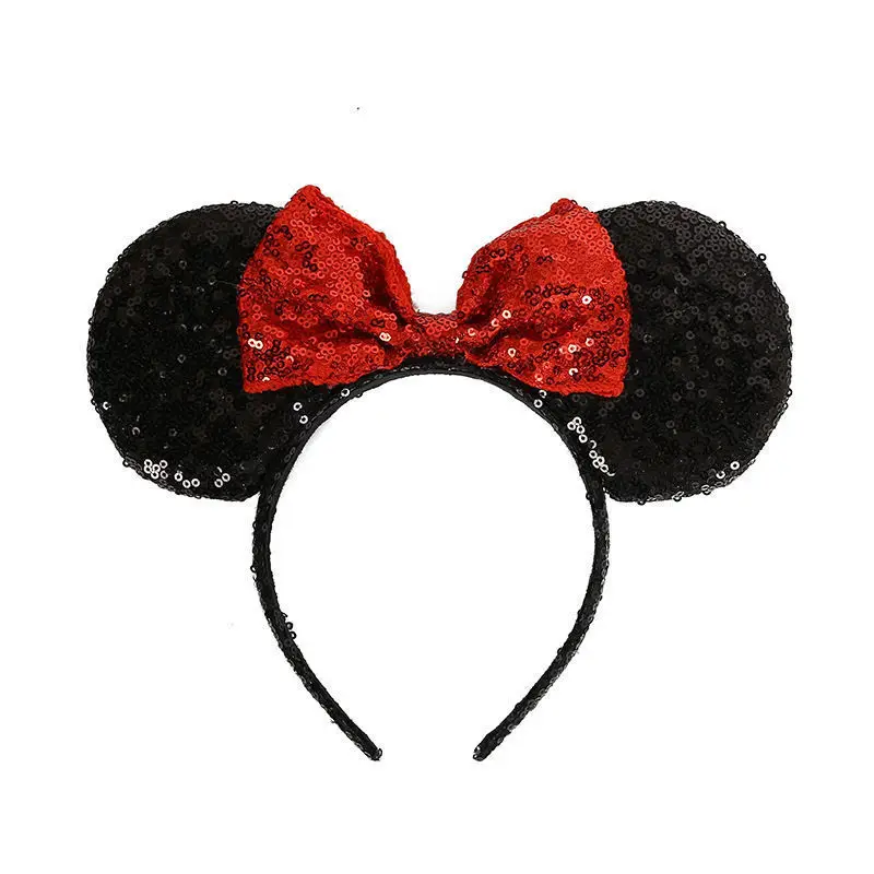 Spielplatz-Stirnband, Mickey-Minnie-Haarschmuck, Schleifen-Haarschmuck, Party-Performance-Kopfschmuck – Detail 4