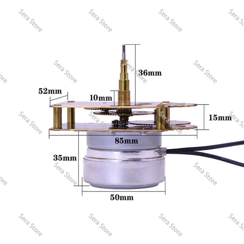 Gear for Tower Clock High Torque and High Power Metal Mechanism Motor