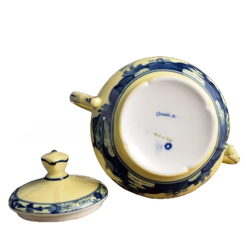 Orientalische Serie Tinte-und-Wasser-Keramik-Set: Kreative Zuckerdose, Milchkanne für den Nachmittagstee