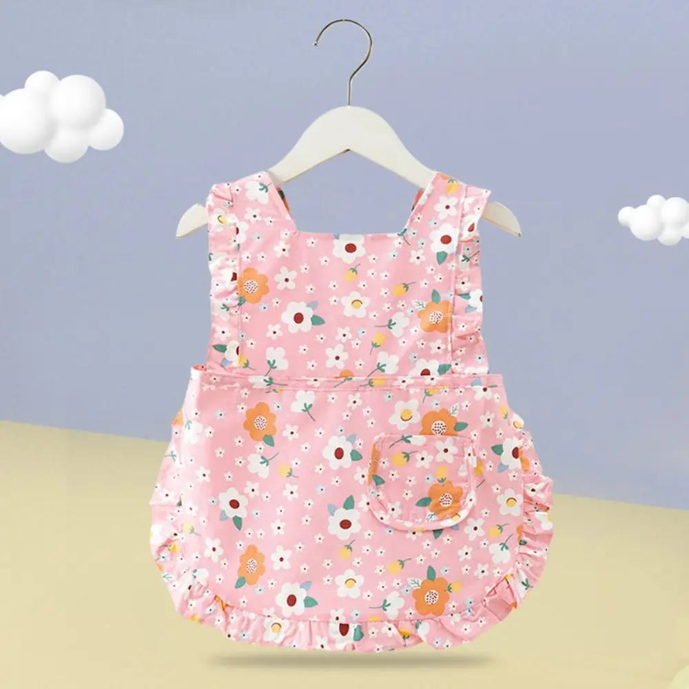 Babero de alimentación de bebé antisuciedad, vestido de princesa, Baberos sin mangas impermeables, delantal cómodo con estampado de dibujos animados, cosas para bebé