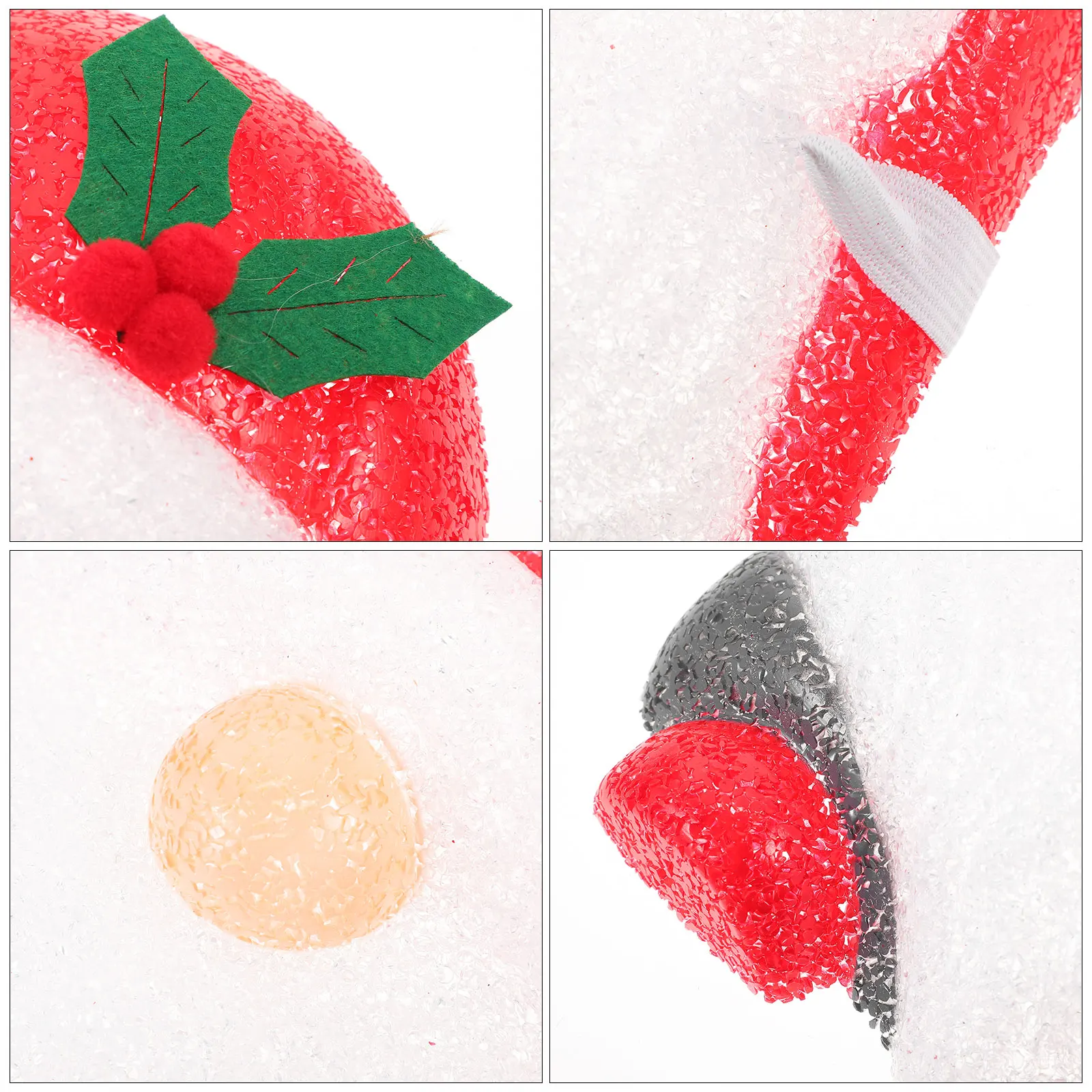 

1pc Christmas Santa Lampshade Durable Wall Lamp Cover For Home Xmas Decor Dustproof Hanging Light Shade Decorative Lamp Shell