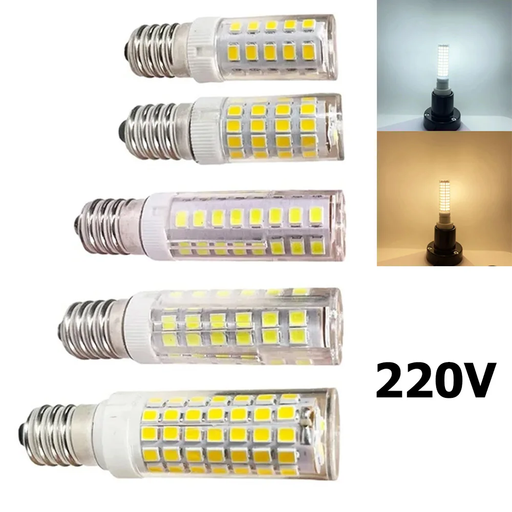 Led Corn Light Bulbs Bulb 7W 9W 12W 15W 18W Ceramic Body 220V Lights E14 Smd2835 Socket Mini Cool Warm White Decor Bedroom